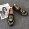 Traditional Embroidered Beijing Cloth Loafers For Men 13