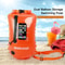 Inflatable Tow Float Dry Bag With Waist Strap For Open Water Sports 2