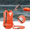 Inflatable Tow Float Dry Bag With Waist Strap For Open Water Sports 3