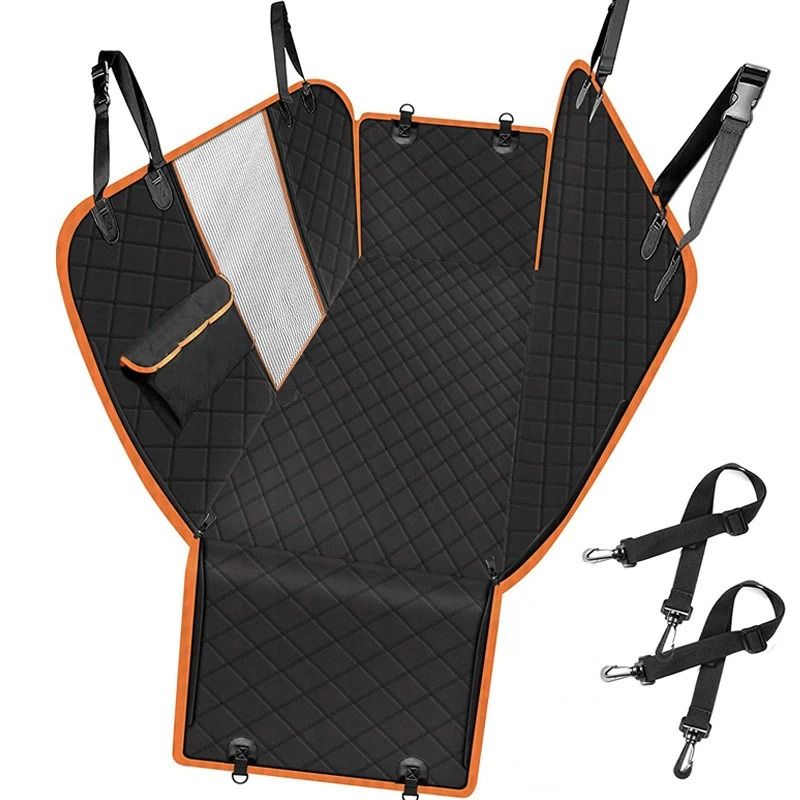 Waterproof Hammock Dog Car Seat Cover With Rear Protection 6