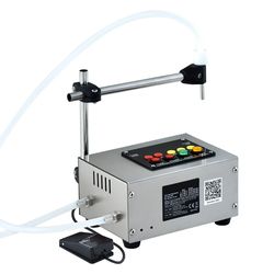 automatic digital liquid filling machine with single nozzle for bottles