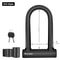 West Biking Heavy Duty U Lock With Cable And Bracket 9