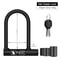 West Biking Heavy Duty U Lock With Cable And Bracket 6