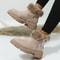 Thick Plush Faux Suede Snow Boots For Women 0