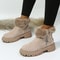 Thick Plush Faux Suede Snow Boots For Women 2