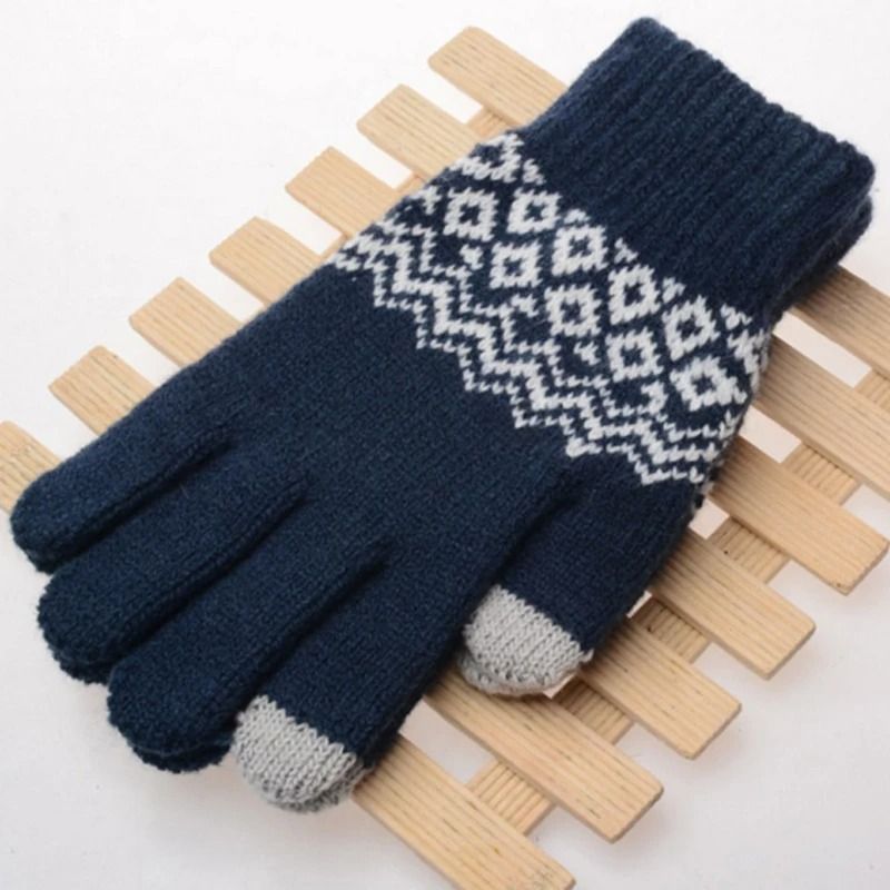 Knitted Touchscreen Winter Gloves For Men And Women 3