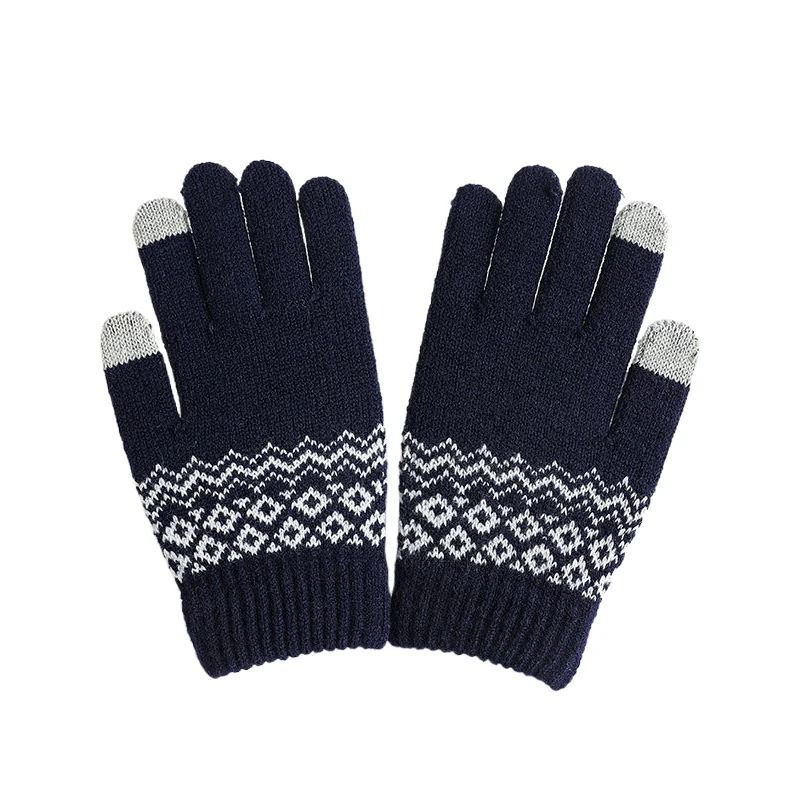 Knitted Touchscreen Winter Gloves For Men And Women 7