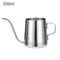 Stainless Steel Gooseneck Pour Over Coffee Pot With Narrow Spout 7