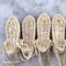Hand Woven Straw Beach Sandals For Men And Women 0