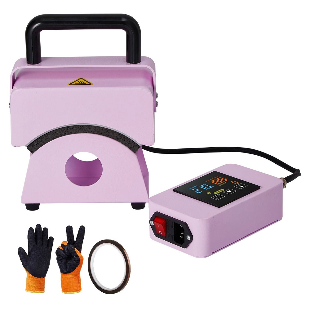 Mini Hat Heat Press Machine For Caps With Safety Base 0
