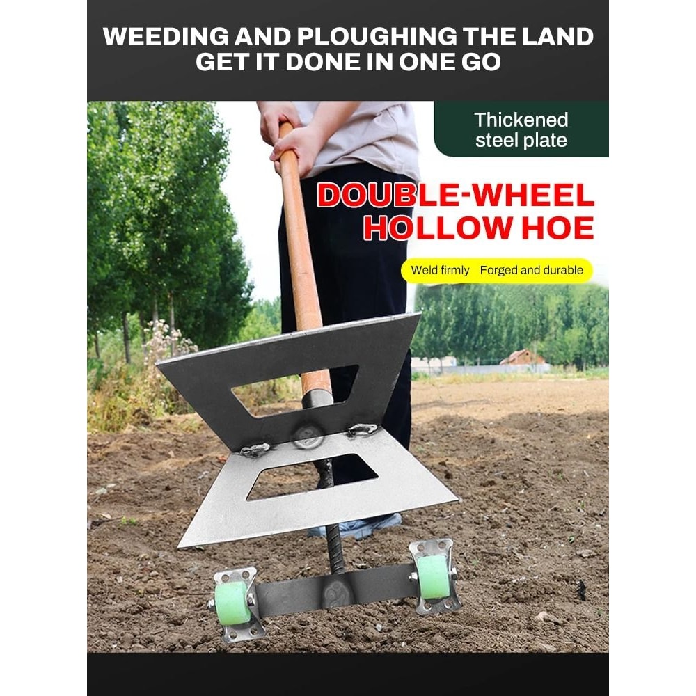 Dual Head Wheeled Hoe For Weeding And Soil Cultivation 4