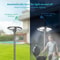 Solar Lamp Post Light With Tall Pole And Motion Sensor 1