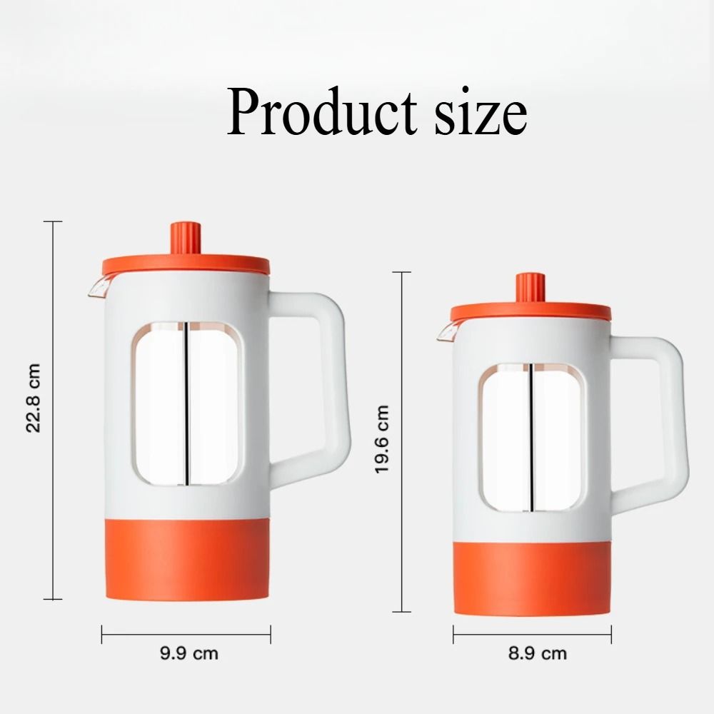 French Press Coffee Pot With Heat Resistant Glass And Four Level Filtration 4