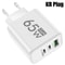 Compact 65W Fast Charging USB C Wall Charger With Smart Power Delivery 7