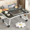 Portable Laptop Desk With Usb Light Small Fan Cup Holder Tablet Slot Lifting Handle 9