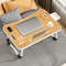 Portable Laptop Desk With Usb Light Small Fan Cup Holder Tablet Slot Lifting Handle 1