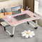 Portable Laptop Desk With Usb Light Small Fan Cup Holder Tablet Slot Lifting Handle 7