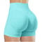 High Waisted Yoga Shorts Fashionable Solid Color Running Fitness Leggings 9