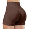 High Waisted Yoga Shorts Fashionable Solid Color Running Fitness Leggings 14