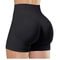 High Waisted Yoga Shorts Fashionable Solid Color Running Fitness Leggings 5