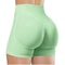 High Waisted Yoga Shorts Fashionable Solid Color Running Fitness Leggings 19