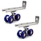 Sliding Door Roller Pulley Set With Four Wheels For Home Use 0