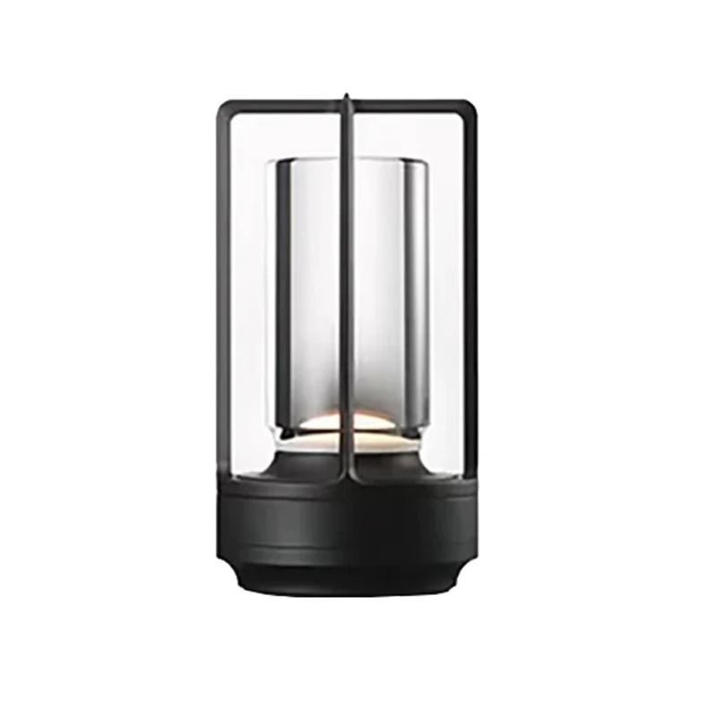 Aluminum Alloy Rechargeable Touch Table Lamp With Crystal Design 7