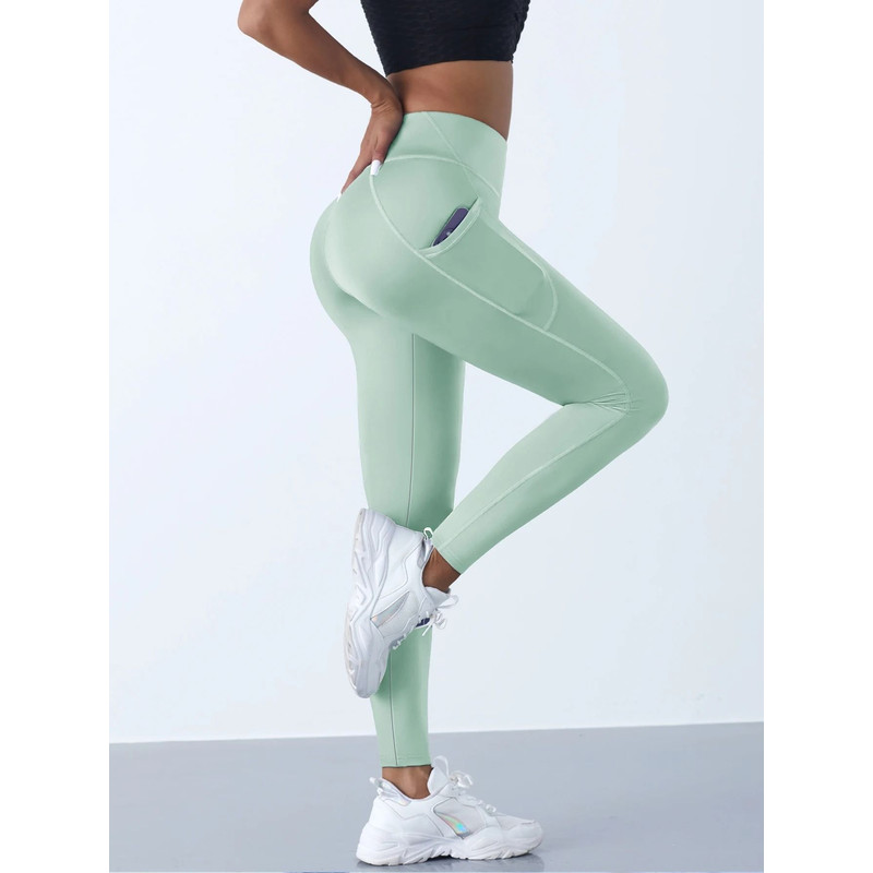 High Waist Leggings With Pockets For Women Yoga And Fitness Pants 11