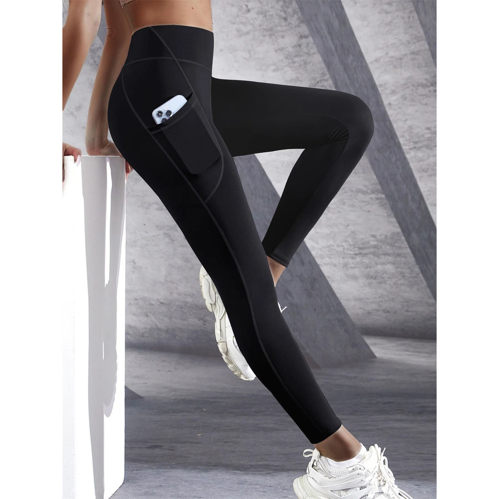 High Waist Leggings With Pockets For Women Yoga And Fitness Pants 12