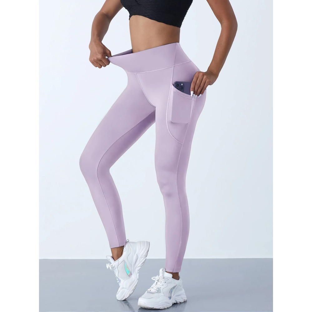 High Waist Leggings With Pockets For Women Yoga And Fitness Pants 7
