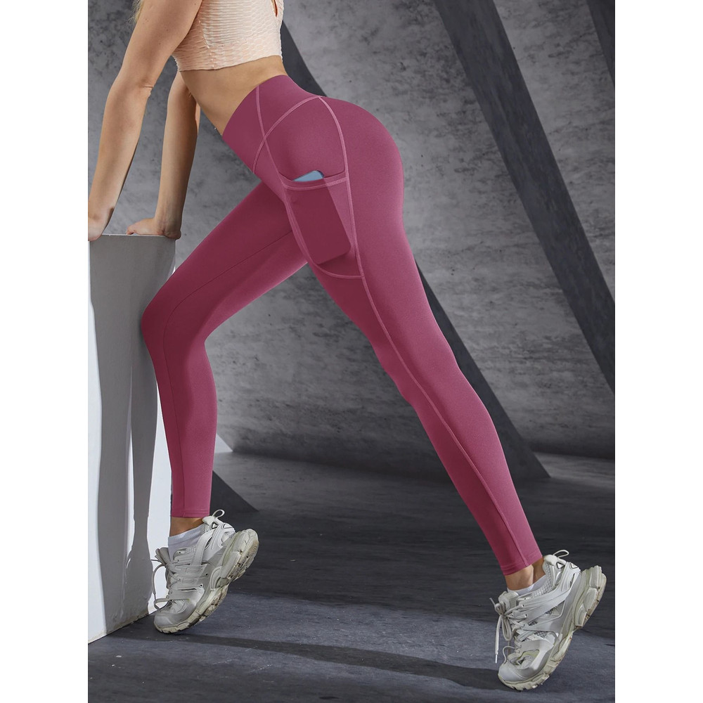 High Waist Leggings With Pockets For Women Yoga And Fitness Pants 8