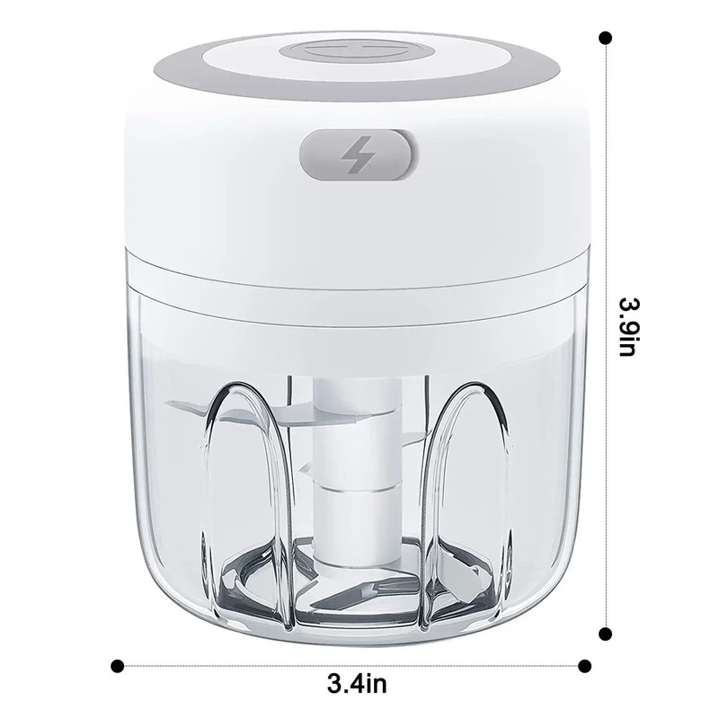 Electric Garlic Chopper USB Rechargeable Mini Food Processor 5