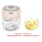 Electric Garlic Chopper USB Rechargeable Mini Food Processor 16