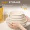 Ceramic Non Stick 21 Piece Cookware Set With Sensor Handle In Milky White 1