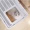 Foldable Drawer Litter Box With Scooper For Easy Cat Waste Management 5