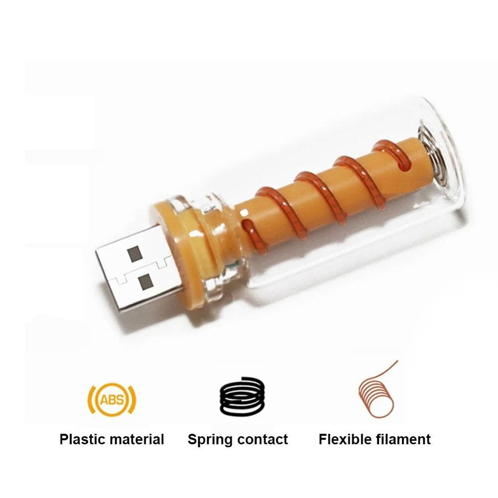 Car USB Night Light Touch Control LED Filament Lamp 5