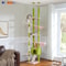 Adjustable Floor To Ceiling Cat Tree With Hammock Scratching Posts And Hanging Ball 4