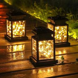solar powered led lantern for indoor and outdoor ambience