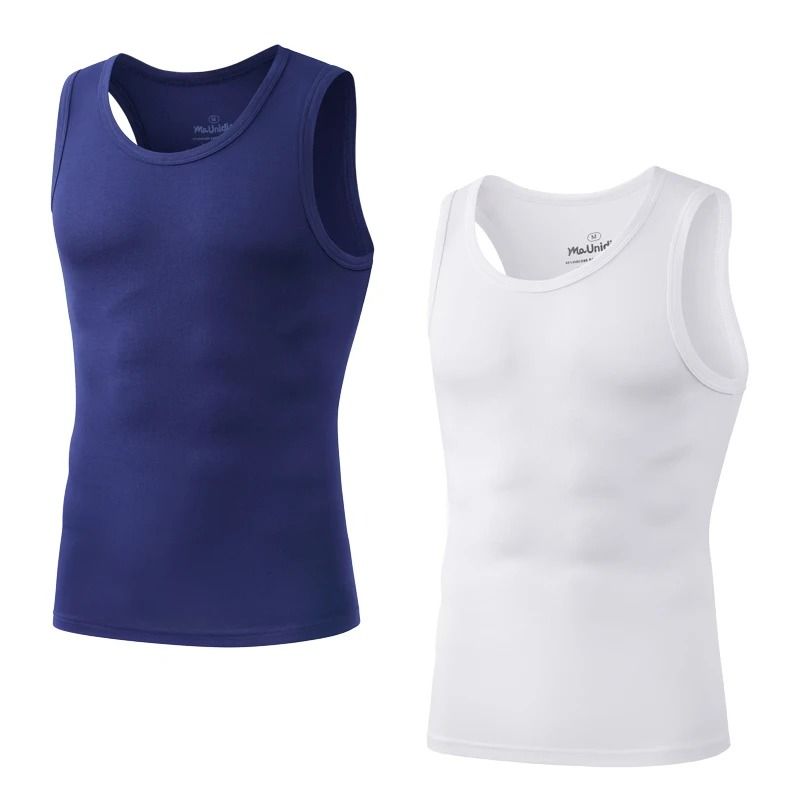 Bamboo Fiber Compression Tank Top For Men Pack Of Two 10