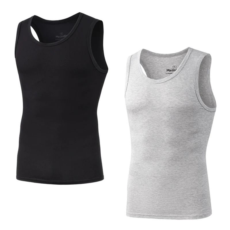 Bamboo Fiber Compression Tank Top For Men Pack Of Two 13