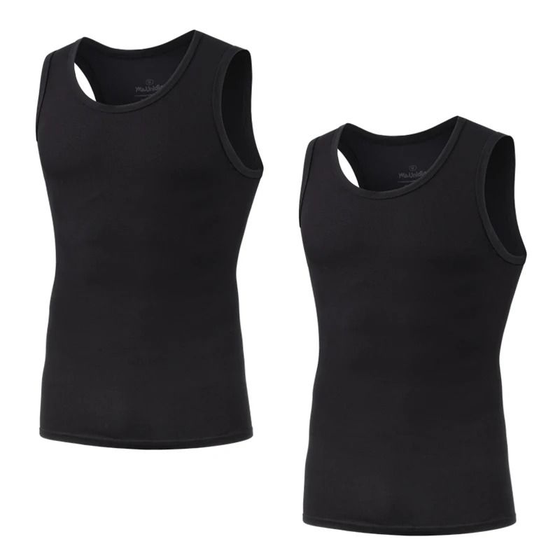 Bamboo Fiber Compression Tank Top For Men Pack Of Two 8