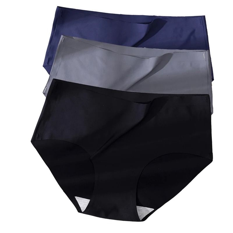 Ice Silk Seamless Plus Size Womens Underwear Soft Breathable Invisible Comfort 12