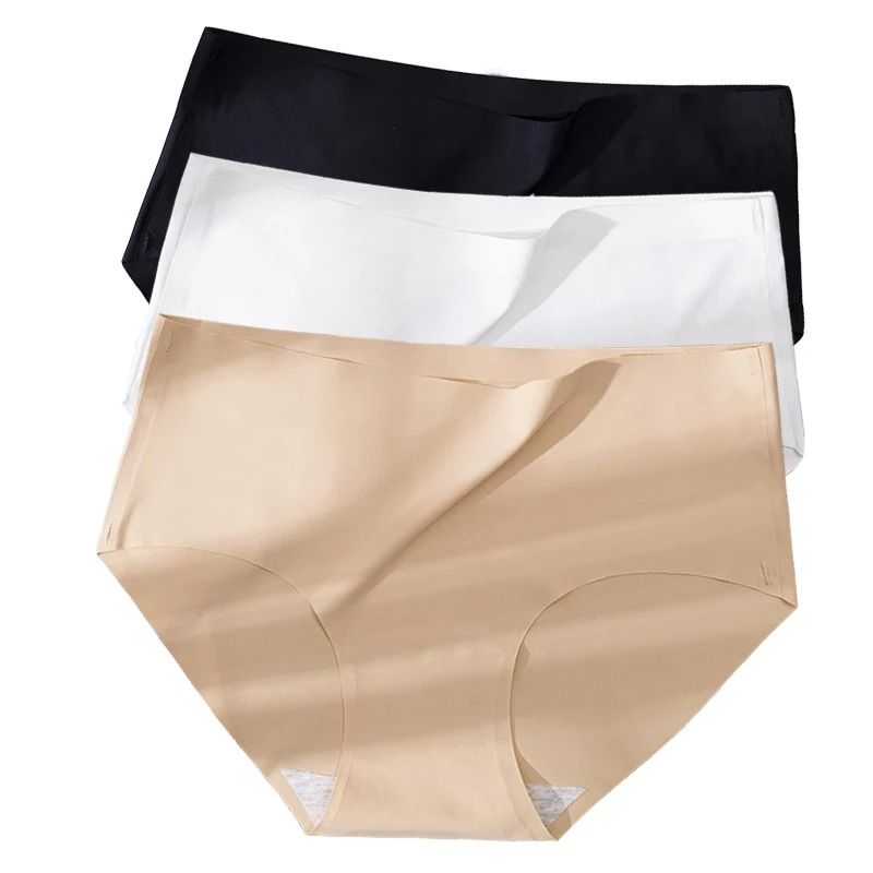 Ice Silk Seamless Plus Size Womens Underwear Soft Breathable Invisible Comfort 6