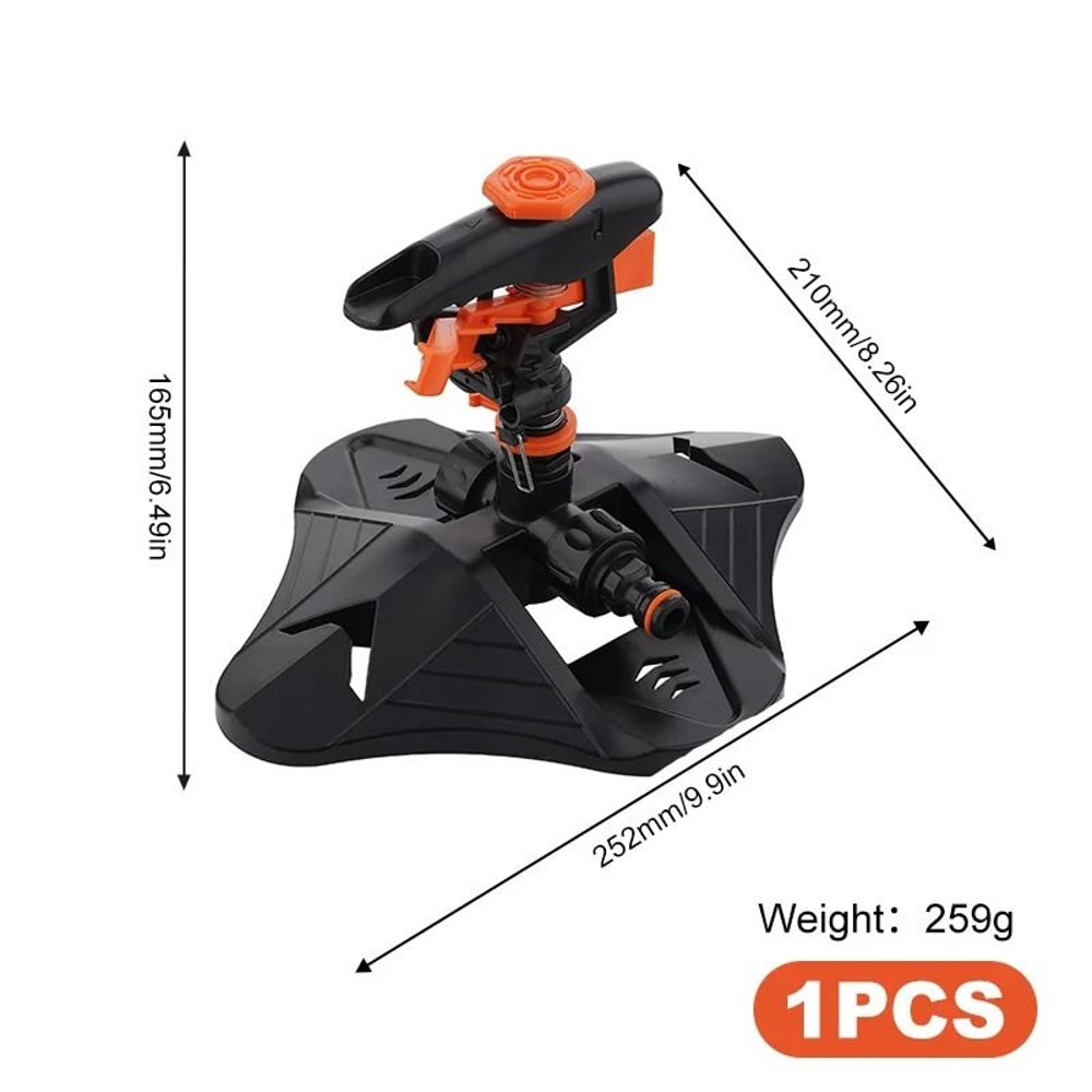 Automatic 360 Rotating Garden Sprinkler With Adjustable Coverage 6