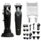 Professional Mens Hair Clipper Kit Rechargeable Electric Trimmer And Shaver 13