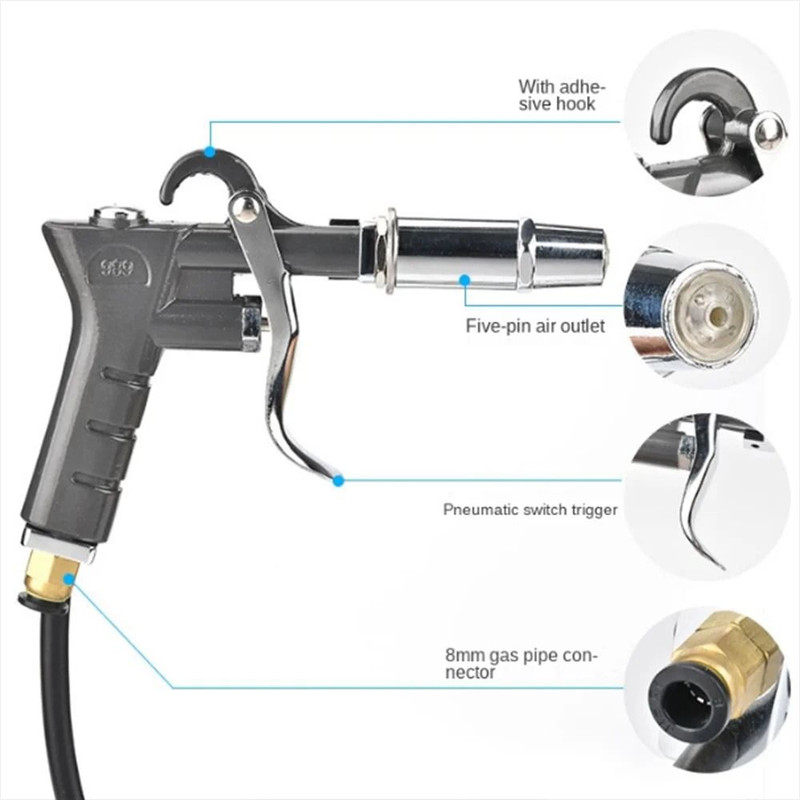 Antistatic Ionizing Air Gun With High Voltage Generator 3