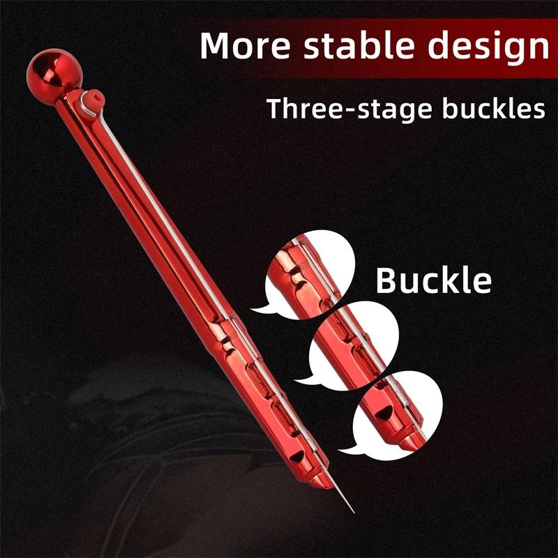 1 Set Hand Poke Pen And Stick Tool Tattoo Needle Holder 15ml Black And RedTattoo Ink Cup Pigment Gl 2