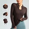 Breathable Seamless Cropped Sports Jacket For Women 0