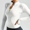 Breathable Seamless Cropped Sports Jacket For Women 3