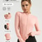 Breathable Seamless Cropped Sports Jacket For Women 9